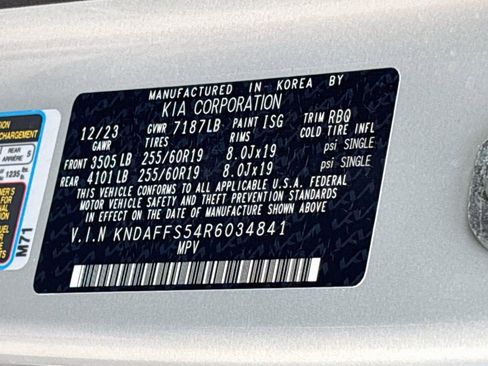 Used 2024 Kia EV9 Wind AWD/4WD image 34