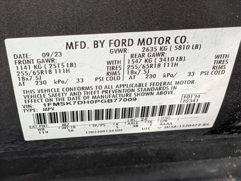 Used 2023 Ford Explorer XLT w/ Equipment Group 202A image 15