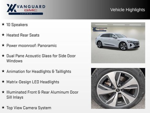 Used 2024 Audi Q8 e-tron Premium Plus w/ Premium Plus Package AWD/4WD image 16