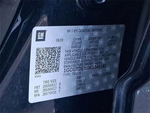 Certified 2019 Chevrolet Colorado Z71 w/ Z71 Midnight Edition image 30