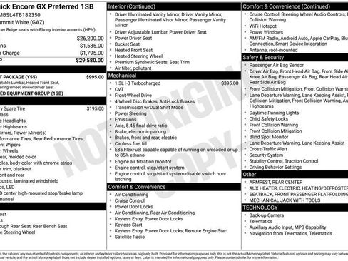 New 2026 Buick Encore GX Preferred w/ Comfort Package FWD image 26