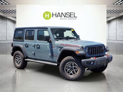 Used 2024 Jeep Wrangler Unlimited Rubicon w/ Technology Group AWD/4WD image 1