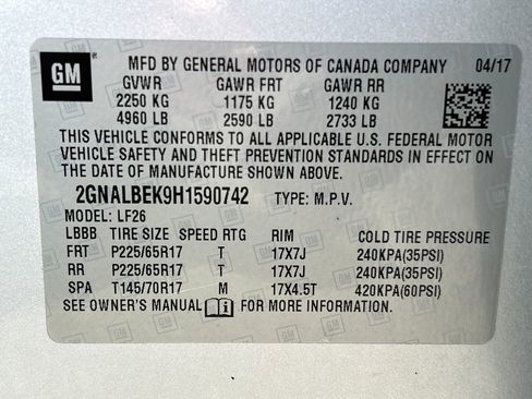 Used 2017 Chevrolet Equinox LS image 36