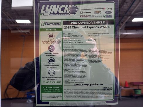 Used 2025 Chevrolet Equinox LT w/ Convenience Package II AWD/4WD image 41
