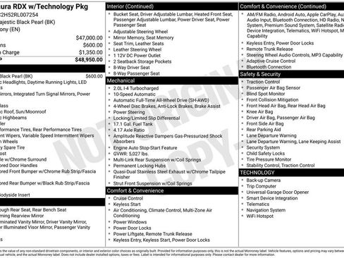 Used 2024 Acura RDX w/ Technology Package image 3