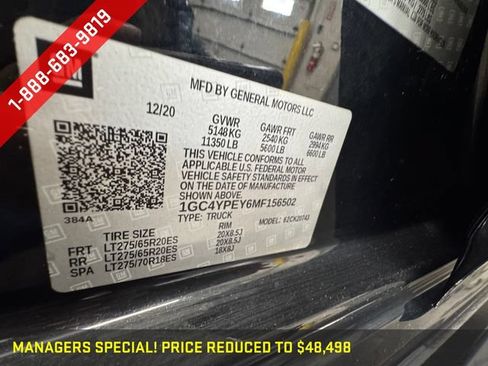 Used 2021 Chevrolet Silverado 2500 LTZ w/ LTZ Plus Package AWD/4WD image 33