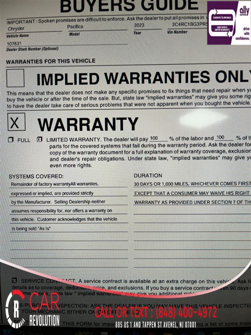 Used 2023 Chrysler Pacifica Touring-L FWD image 53