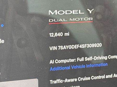 Used 2025 Tesla Model Y Performance AWD/4WD image 8