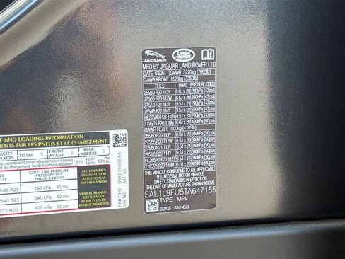 New 2026 Land Rover Range Rover Sport Dynamic SE AWD/4WD image 44