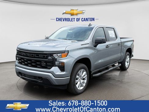 New 2026 Chevrolet Silverado 1500 Custom w/ LPO, Dark Essentials Package AWD/4WD image 1