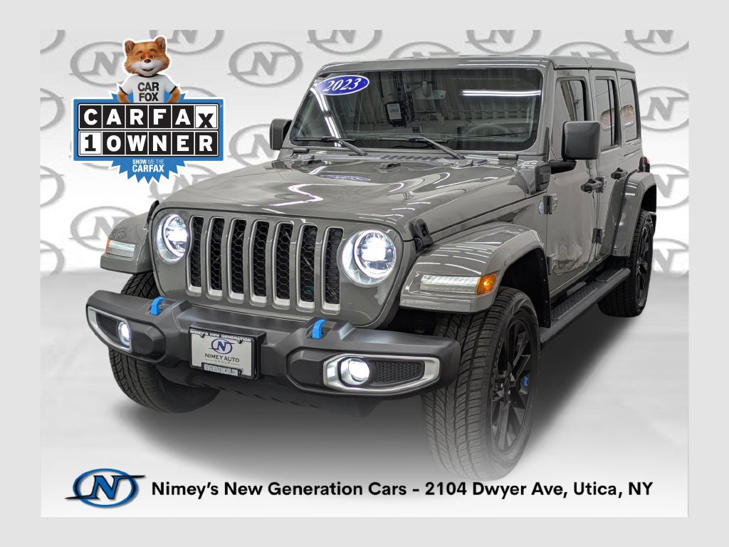 Used 2023 Jeep Wrangler Unlimited Sahara w/ Cold Weather Group AWD/4WD image 1