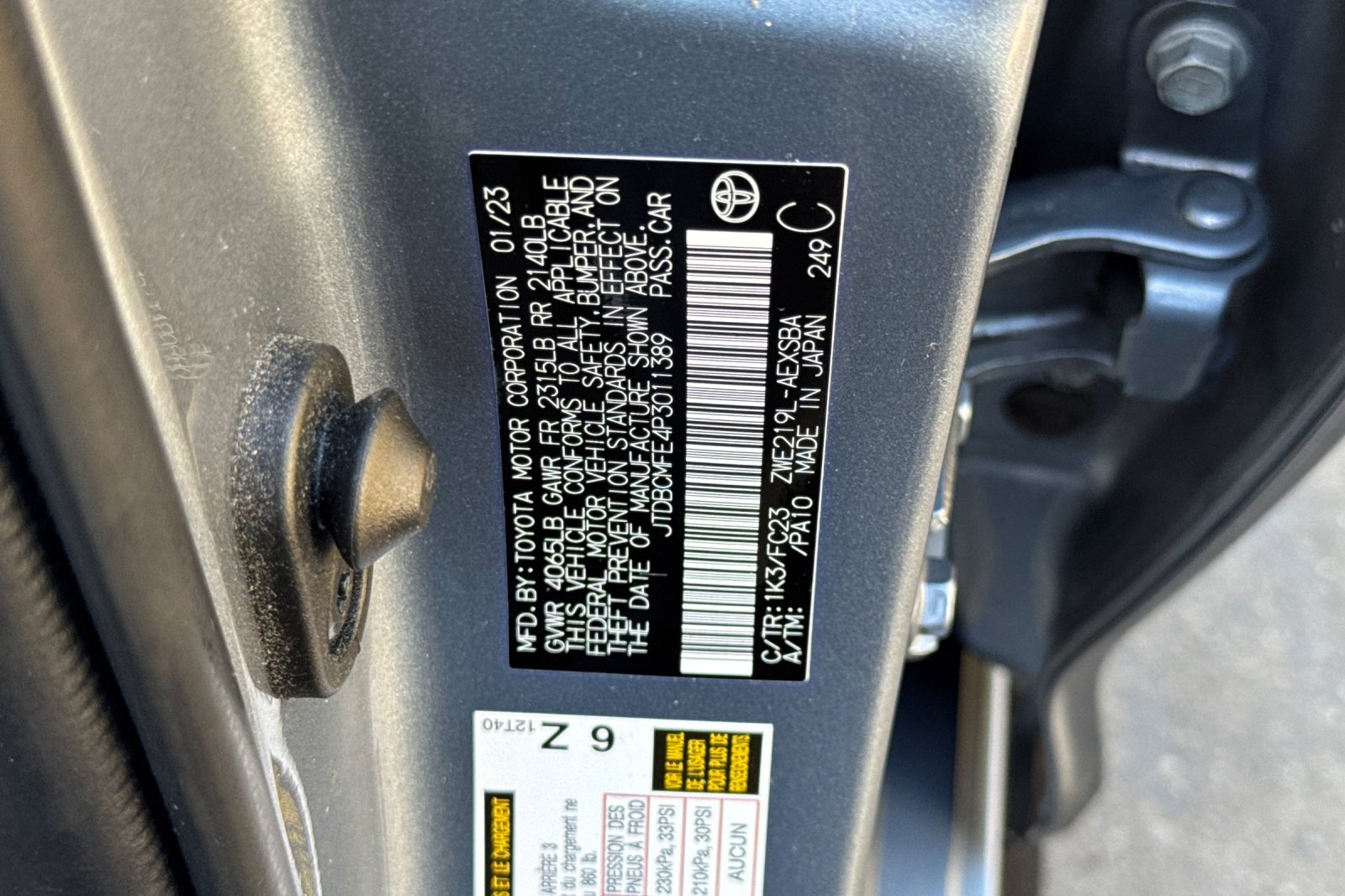 Used 2023 Toyota Corolla SE FWD image 40