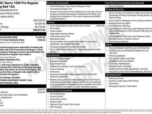 New 2025 GMC Sierra 1500 Pro w/ Pro Value Package AWD/4WD image 29