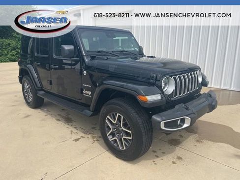 Used 2024 Jeep Wrangler Unlimited Sahara w/ Technology Group AWD/4WD image 1
