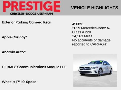 Used 2019 Mercedes-Benz A 220 image 4