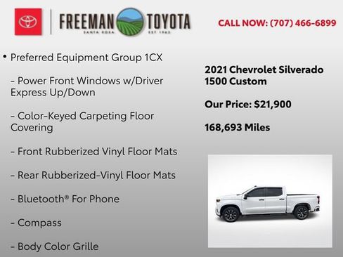 Used 2021 Chevrolet Silverado 1500 Custom AWD/4WD image 9