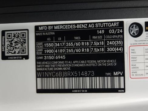 Certified 2024 Mercedes-Benz G 550 image 35