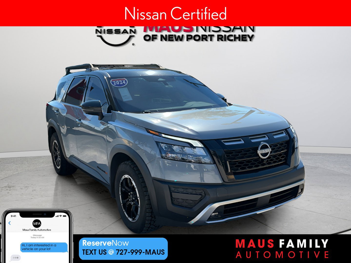 Certified 2024 Nissan Pathfinder Rock Creek AWD/4WD image 1