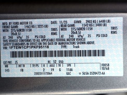 Certified 2023 Ford F150 XLT w/ Equipment Group 301A Mid RWD image 41
