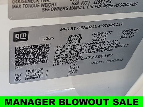 New 2026 Chevrolet Silverado 1500 High Country AWD/4WD image 42