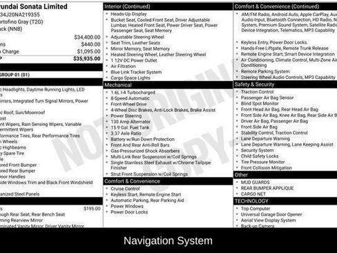 Used 2022 Hyundai Sonata Limited FWD image 2