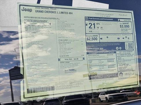 New 2025 Jeep Grand Cherokee L Limited w/ Trailer Tow Package image 18