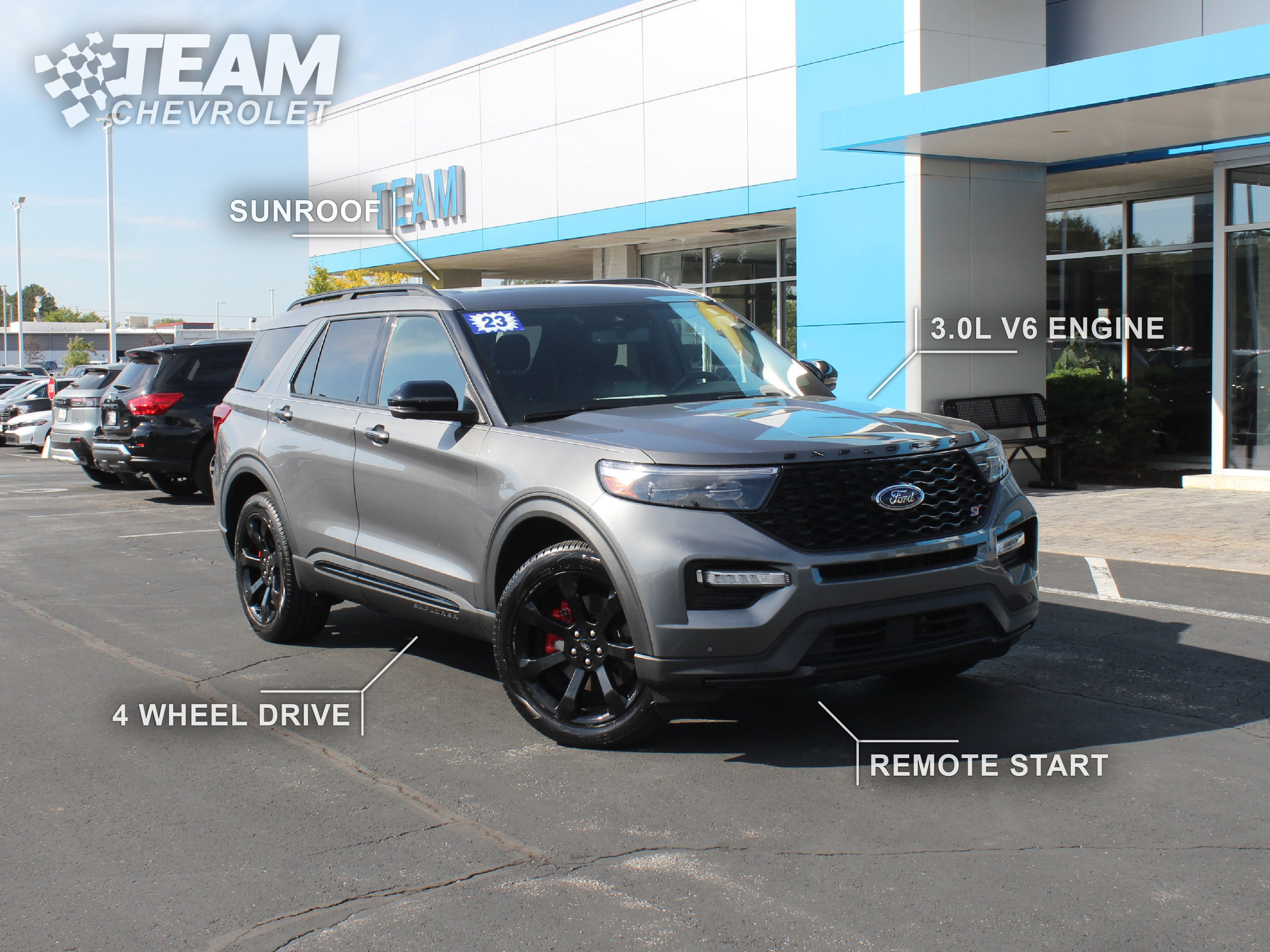 Used 2023 Ford Explorer ST w/ Equipment Group 401A AWD/4WD image 2