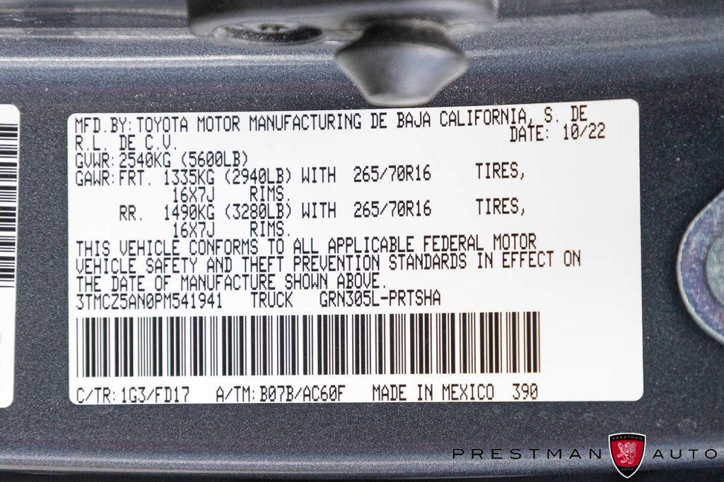 Used 2023 Toyota Tacoma TRD Off-Road AWD/4WD image 45