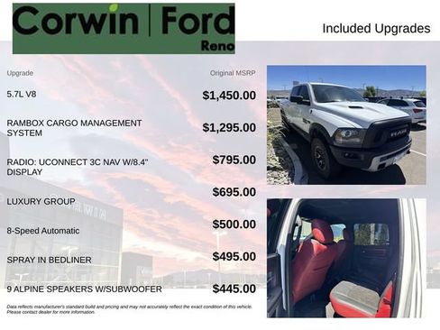 Used 2017 RAM 1500 Rebel w/ Luxury Group AWD/4WD image 3