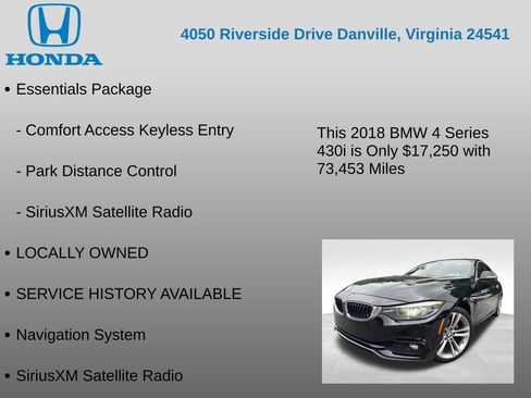 Used 2018 BMW 430i Gran Coupe RWD image 7