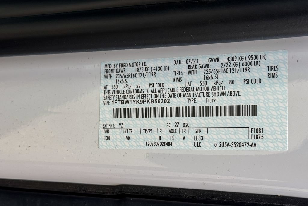 Used 2023 Ford E-Transit Low Roof w/ Load Area Protection Package RWD image 16