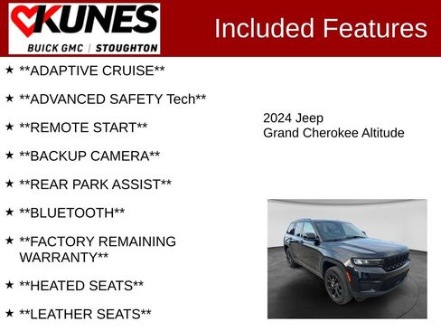 Used 2024 Jeep Grand Cherokee Altitude AWD/4WD image 2