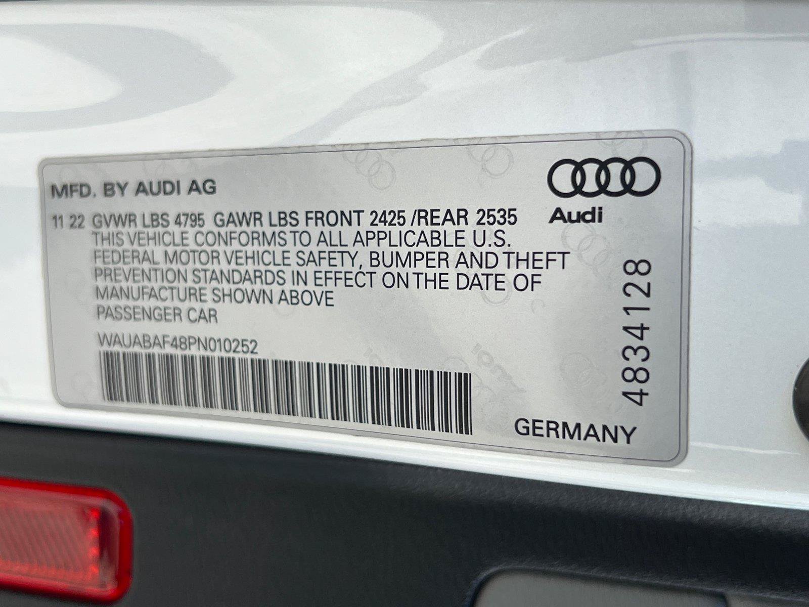 Used 2023 Audi A4 2.0T Premium w/ Convenience Package AWD/4WD image 33
