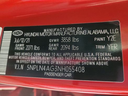 Used 2022 Hyundai Elantra SEL w/ Convenience + Premium Package FWD image 33