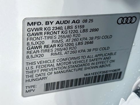 New 2025 Audi Q3 2.0T Premium Plus image 26
