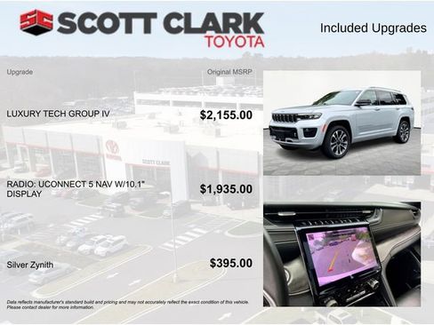 Used 2022 Jeep Grand Cherokee L Overland w/ Luxury Tech Group IV image 4