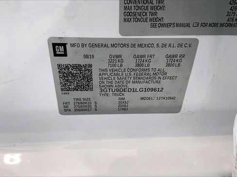 Used 2020 GMC Sierra 1500 SLT w/ SLT Premium Plus Package image 33