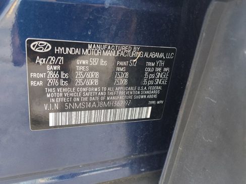 Used 2021 Hyundai Santa Fe SE FWD image 33