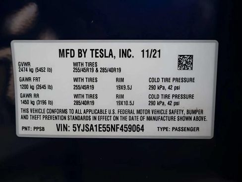 Used 2022 Tesla Model S AWD/4WD image 20