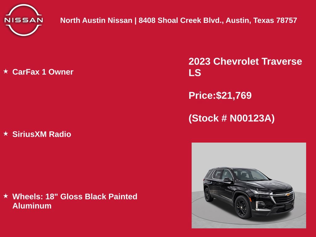 Used 2023 Chevrolet Traverse LS FWD image 2
