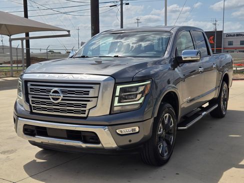 Used 2023 Nissan Titan Platinum Reserve w/ Off Road Protection Package AWD/4WD image 3