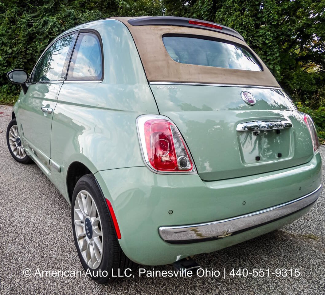Used 2013 FIAT 500 Lounge w/ Luxury Leather Pkg FWD image 6