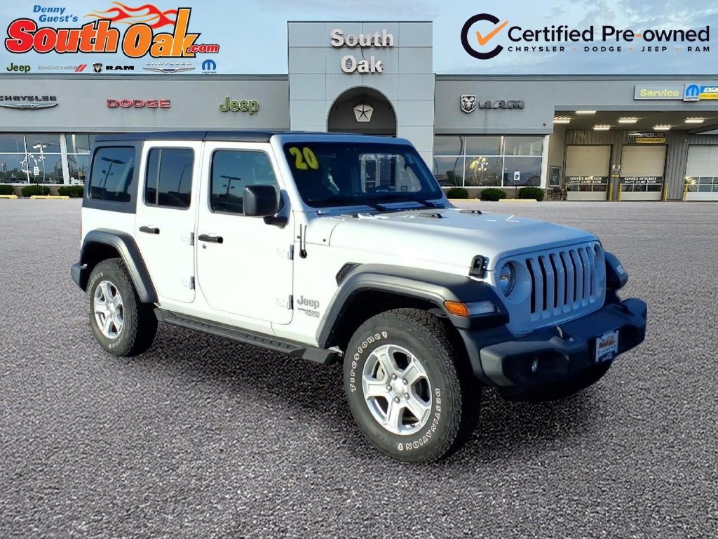 Certified 2020 Jeep Wrangler Unlimited Sport S AWD/4WD image 1