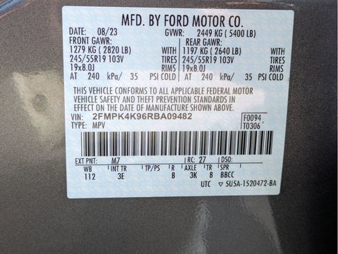 Certified 2024 Ford Edge Titanium AWD/4WD image 28