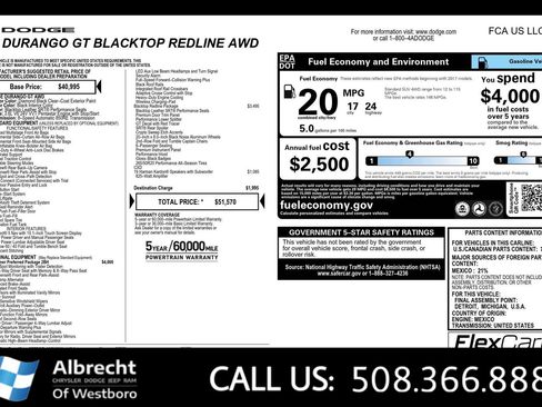 New 2026 Dodge Durango GT image 30