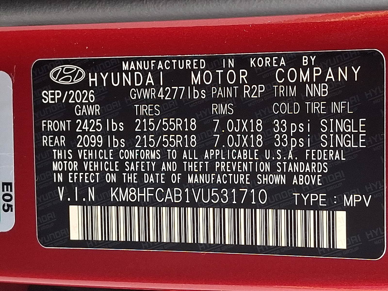 New 2027 Hyundai Kona SEL Sport AWD/4WD image 16