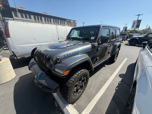 Used 2022 Jeep Wrangler Unlimited Rubicon 4xe w/ Cold Weather Group image 1