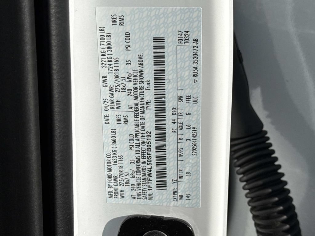 Used 2025 Ford F150 Tremor w/ Bed Utility Package AWD/4WD image 31
