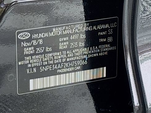 Used 2019 Hyundai Sonata SEL FWD image 31