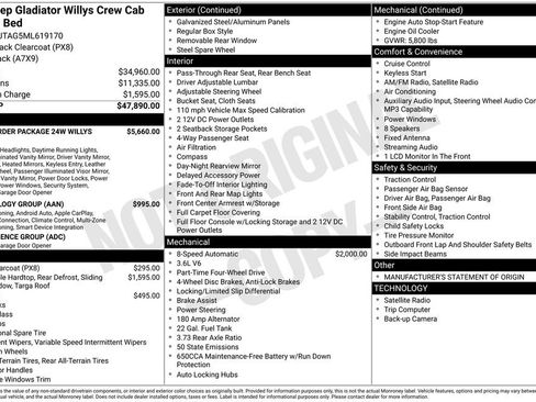 Used 2021 Jeep Gladiator Sport AWD/4WD image 6